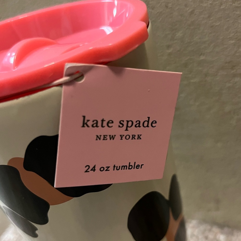 🆕 Kate Spade Forest Feline Stainless Steel Tumbler 24 oz - Picture 5 of 13